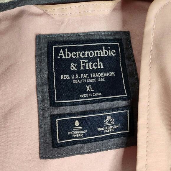 Abercrombie & Fitch Pink Waterproof Wind Resistant Jacket Women's XL - Picture 6 of 11